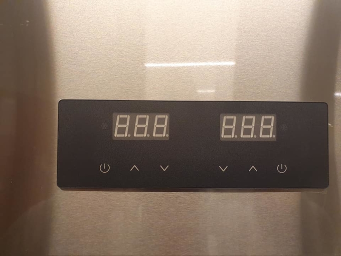 Seis congeladores demantimento de aço inoxidável 8 do gelado da carne da porta