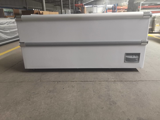 Congelador horizontal comercial da grande capacidade de armário de exposição do congelador quemantém e que congela 5