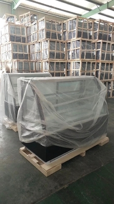 Curved Glass Cake Fridge Display Cabinet 0.9m 1.2m 1.5m 1.8m