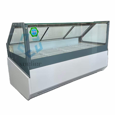 Duck Meat Commercial Deli Display Fridge Stainless Steel
