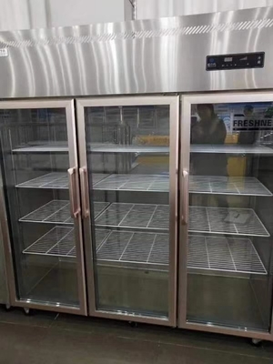 Large Capacity Display Cabinet Refrigerator Freezer 3 Door 1.2m