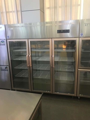 Large Capacity Display Cabinet Refrigerator Freezer 3 Door 1.2m