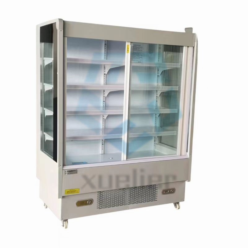 Commercial Air Curtain Cabinet Fan Cooling Vegetable And Fruit